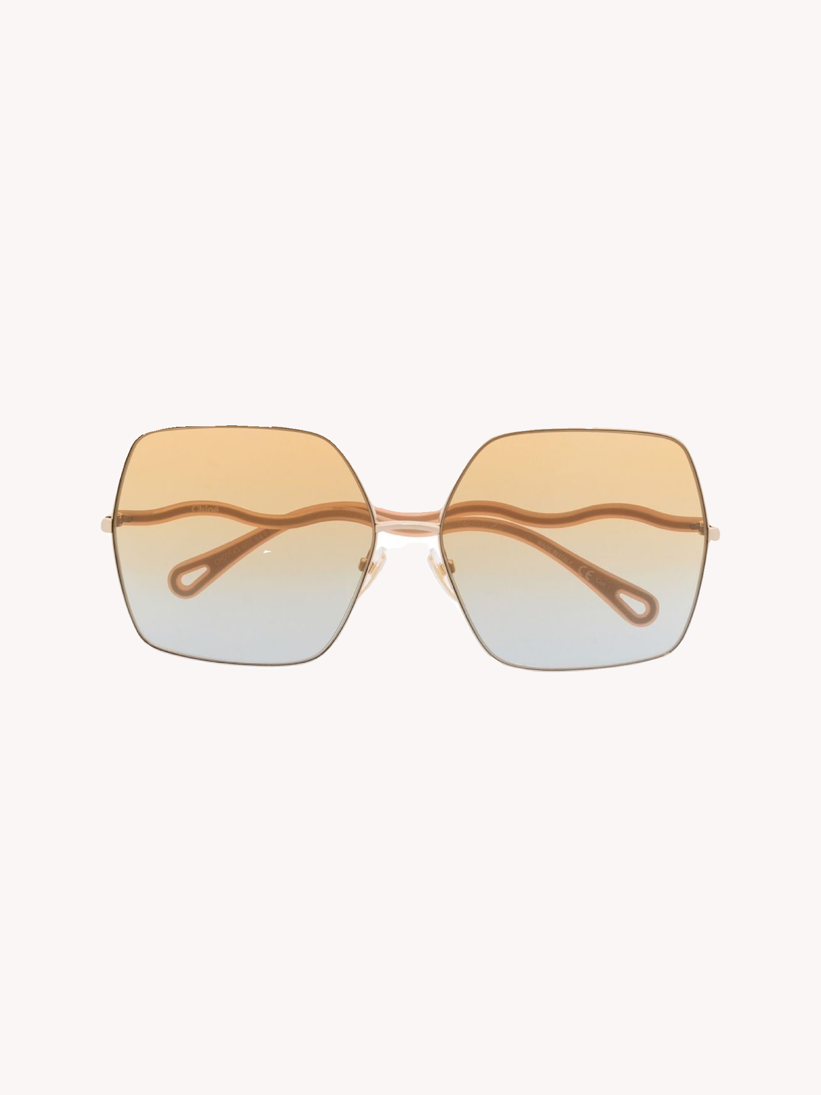 Солнцезащитные очки Chloe золотистые