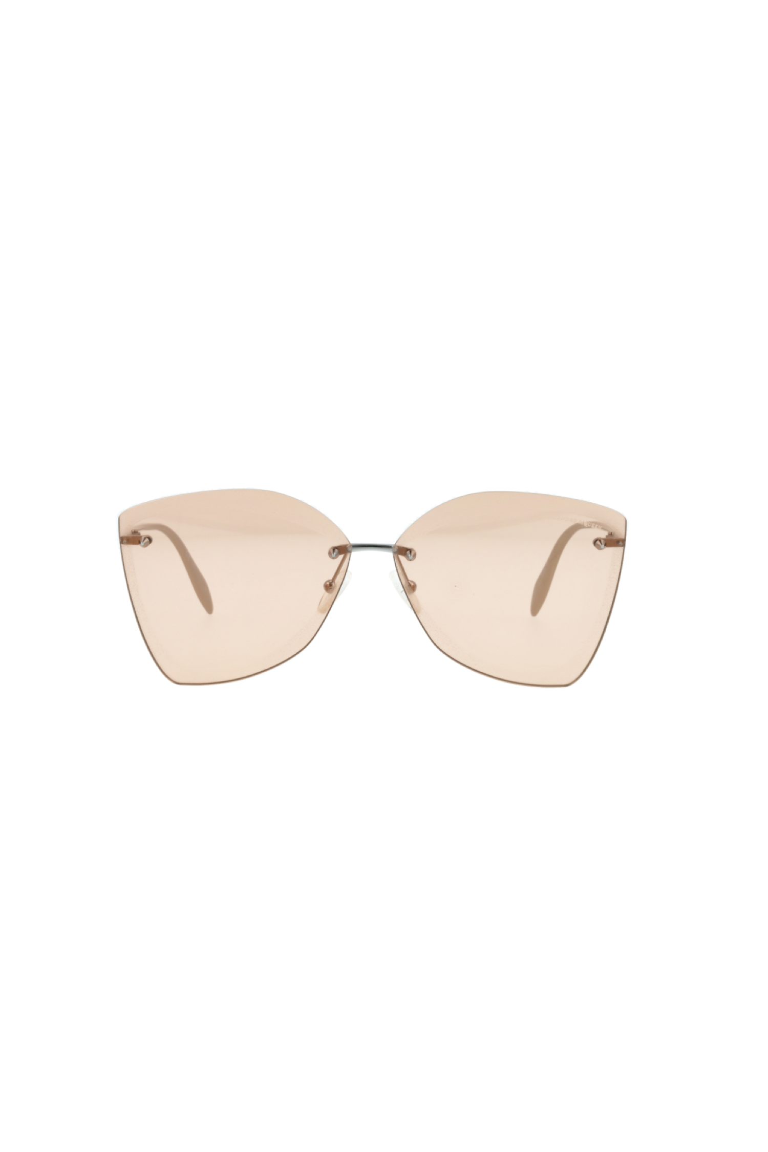 Безободковые солнцезащитные очки Alexander McQueen