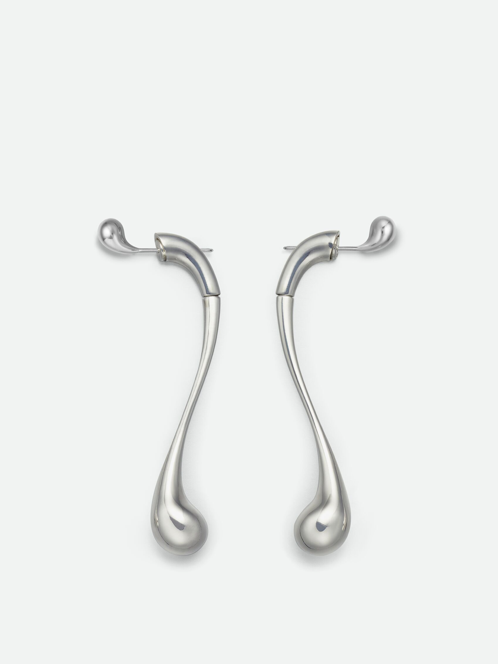 серьги drop bottega veneta